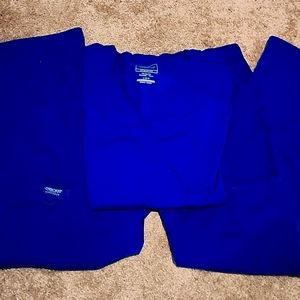 Cherokee Workwear Royal Blue Scrub
